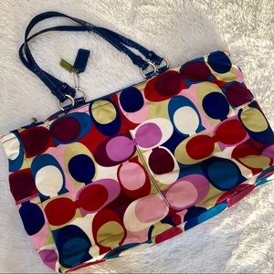 FLASH SALE✨✨Rainbow Coach Tote Purse